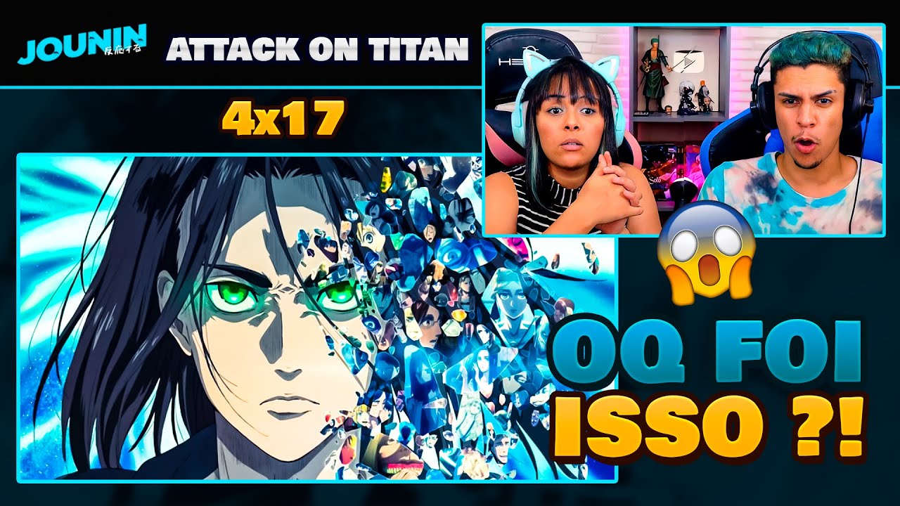 (QUE A GUERRA COMECE 🔥) | ATTACK ON TITAN 4x17 (EP 76) 🇧🇷 | [React em Casal] 🔥