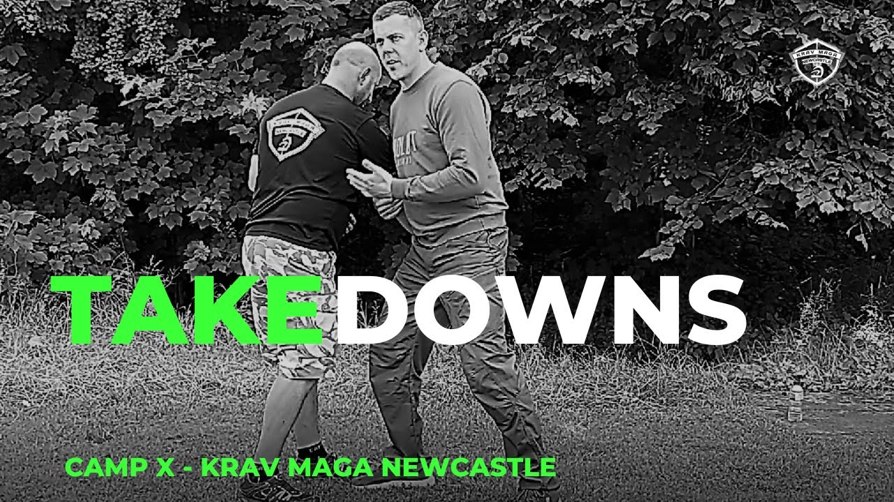 CAMP X Takedown - Krav Maga, Close Quarter Combat - Fast Aggressive Takedown option.
