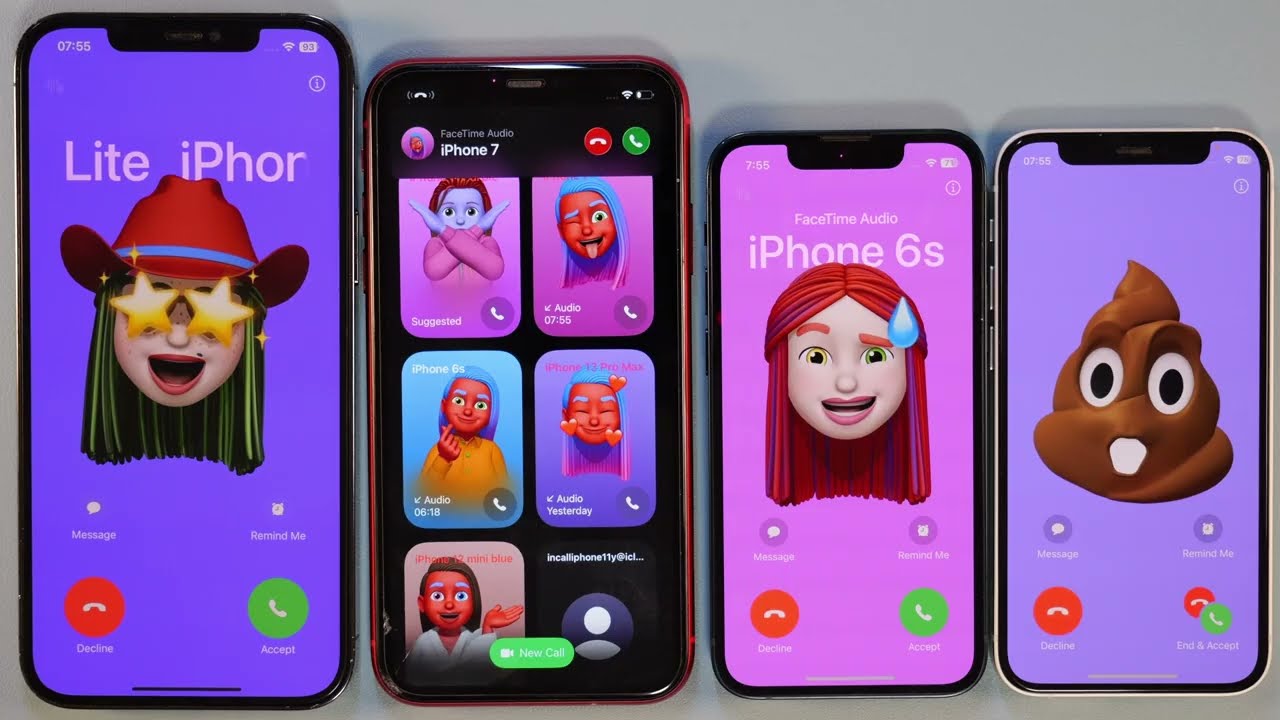 iphone 12 iphone 12pm iphone 13mini iphone 11 incoming call facetime outgoing call