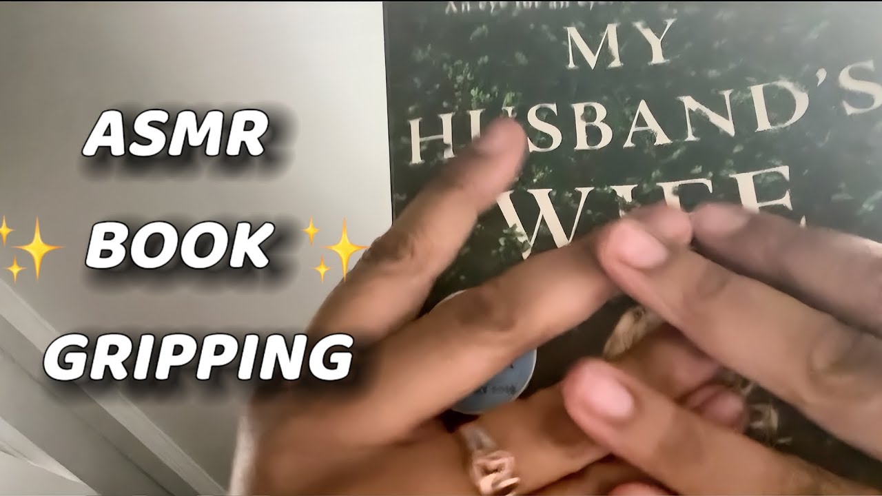 ASMR Book Gripping & Tapping Sounds
