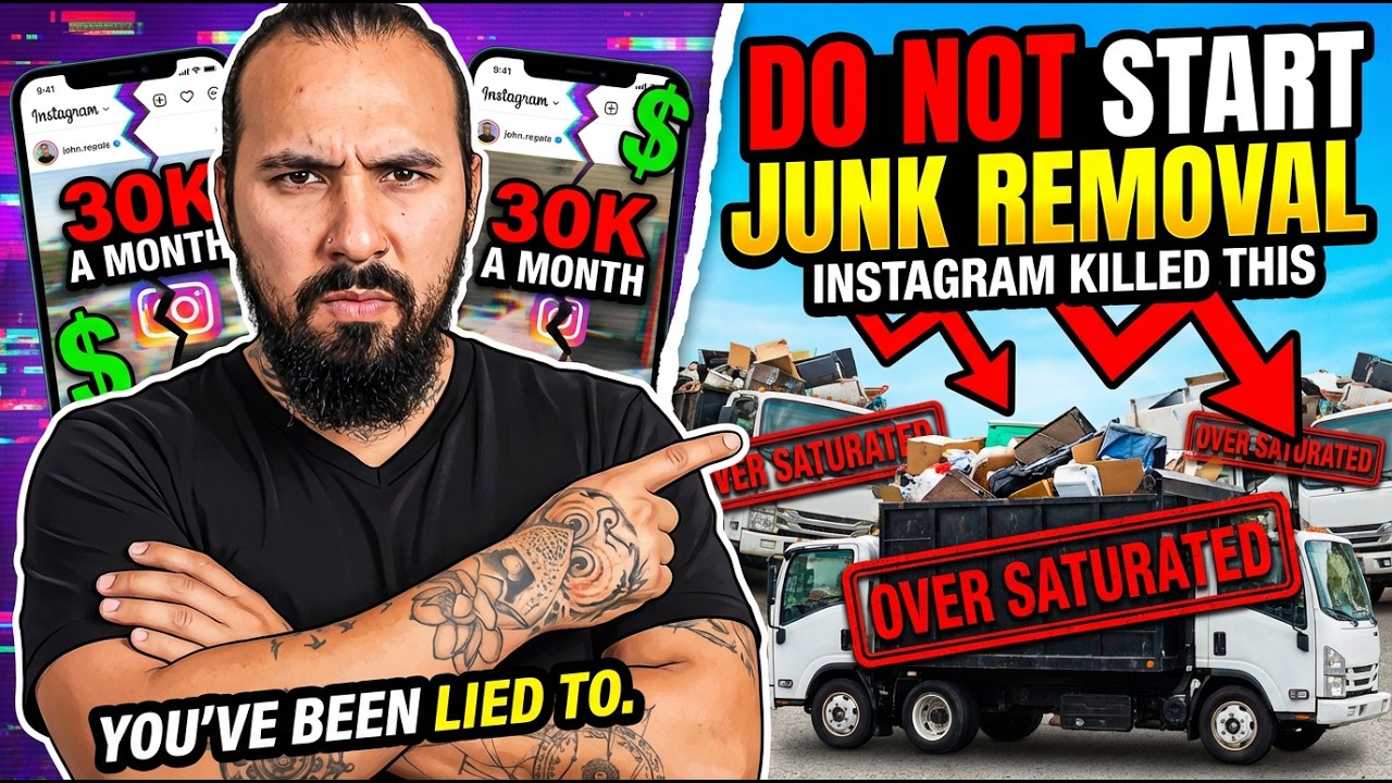 DO NOT Start A Junk Removal Business. Instagram Kids Killed The Industry And Are Stealing Your Money