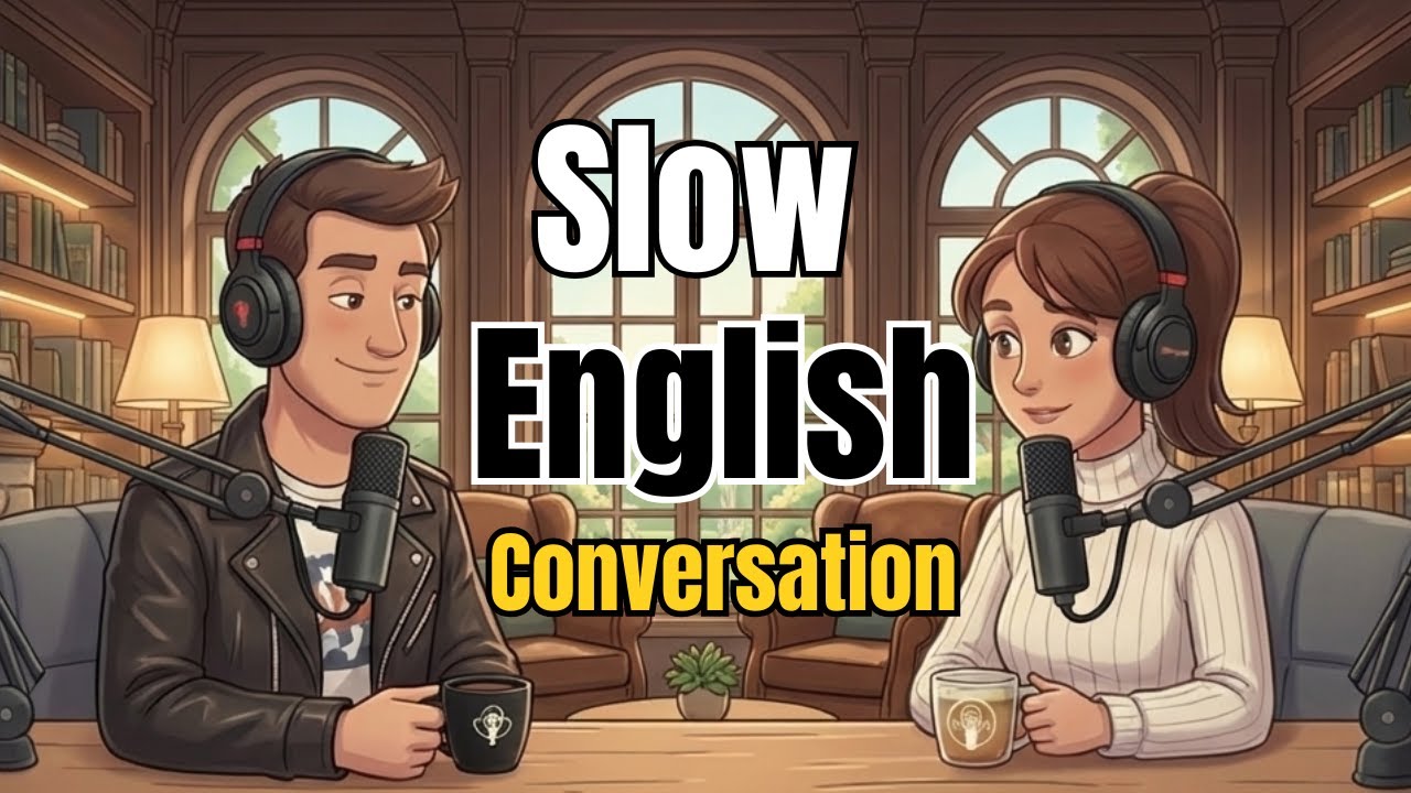 How to Use English Daily Without Talking to Anyone | Slow English conversation forListening&Speaking