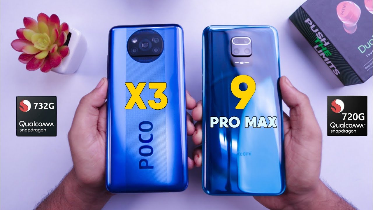 POCO X3 vs. Redmi Note 9 Pro Max Speed Test (MOTU vs. PATLU)