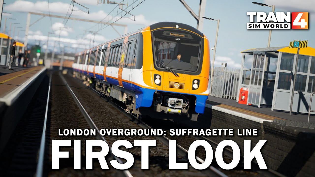 ПЕРВЫЙ ВЗГЛЯД — London Overground: линия Suffragette (линия Goblin) — Train Sim World 4