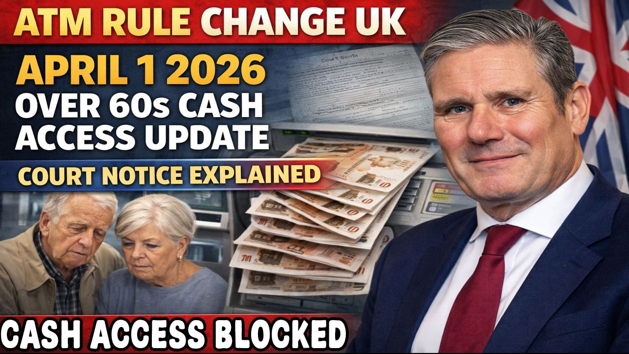 ATM Rule Change UK April 1 2026 | Over 60s Cash Access Update | Court Notice Explained