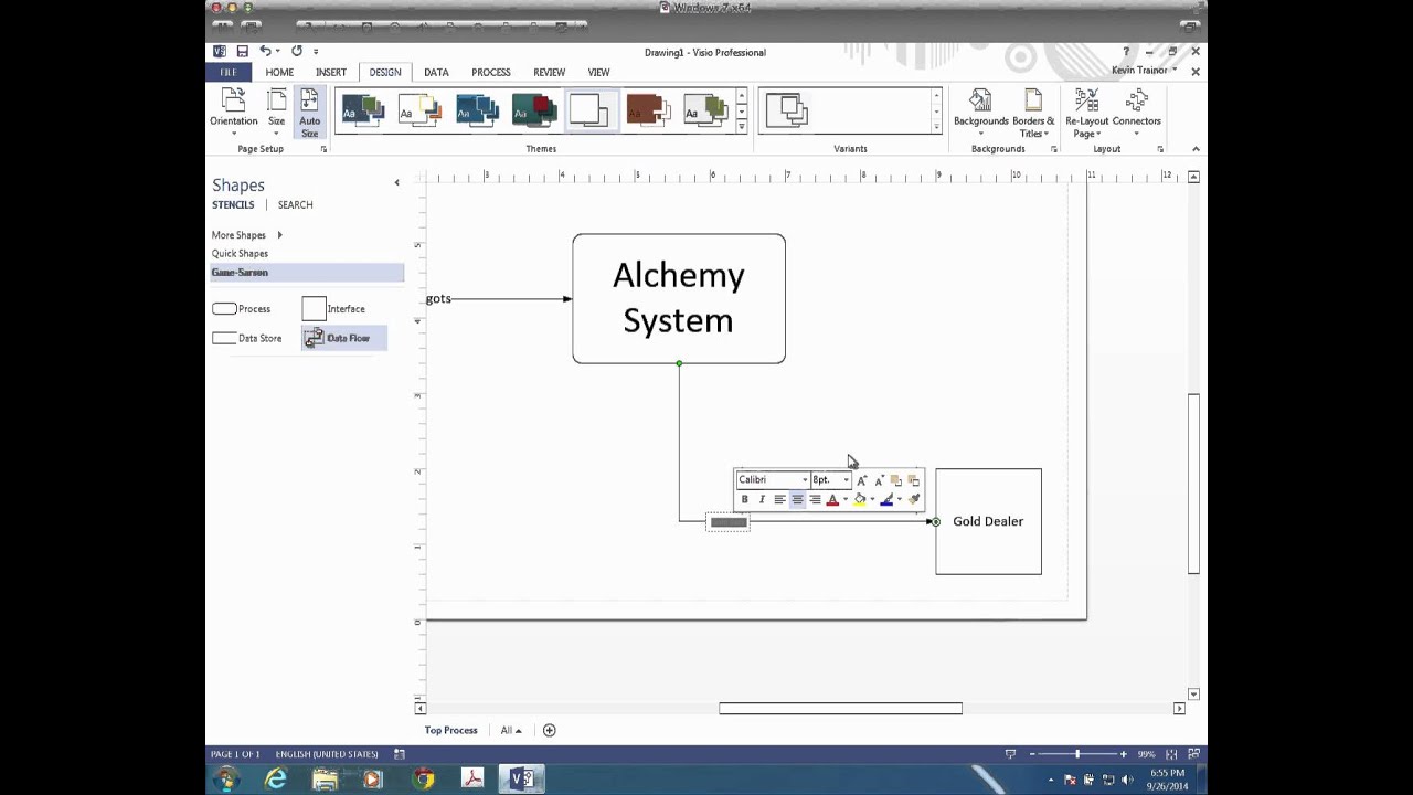 Tutorial:  Creating a Context Diagram With Visio