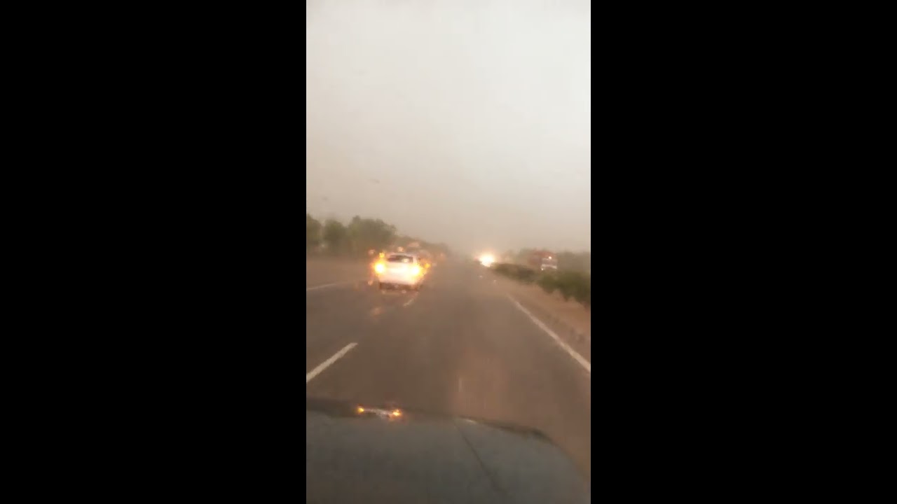 Sand Storm On Jaipur Agra Highway | Dausa Rajasthan | Yogesh India