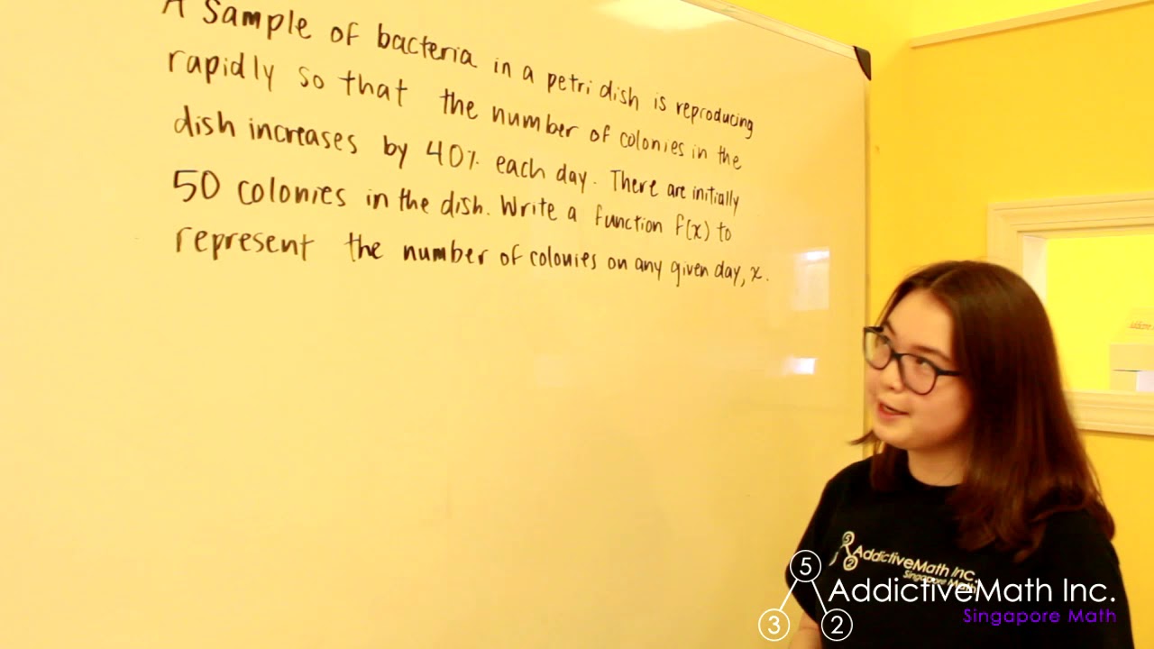 Solving Exponential Growth - Singapore Math - Word Problems