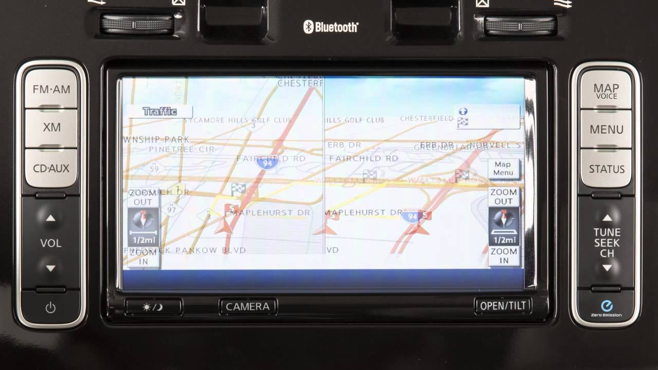 2014 Nissan LEAF - Map/Voice Button (if so equipped)