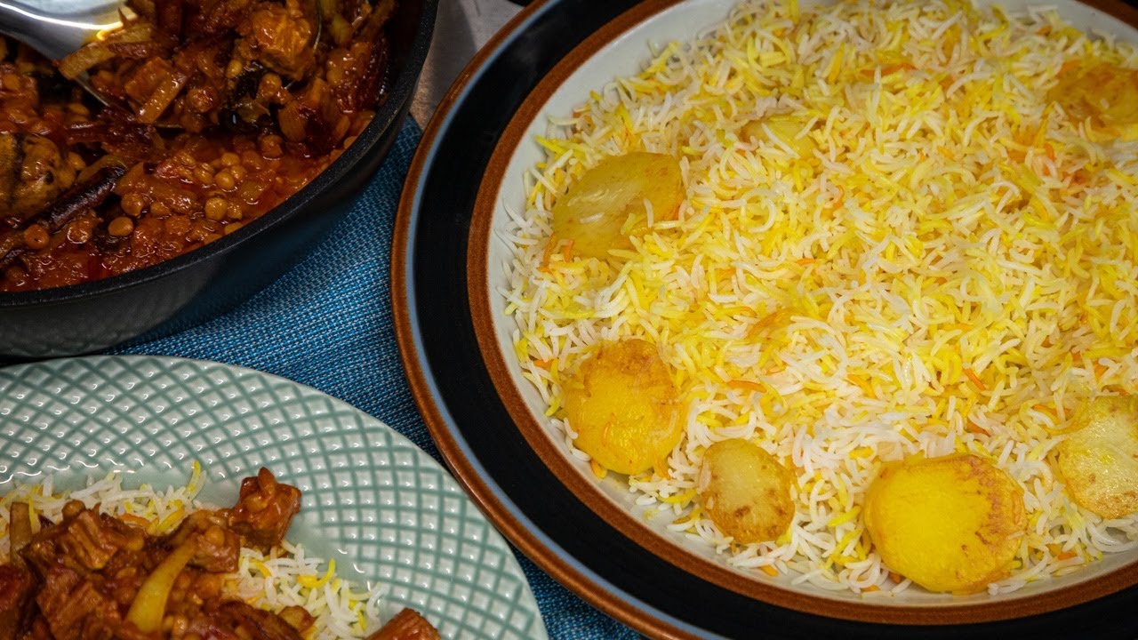 Persiskt ris med tahdig med Maryam Madaresi | Jävligt Gott | Recept