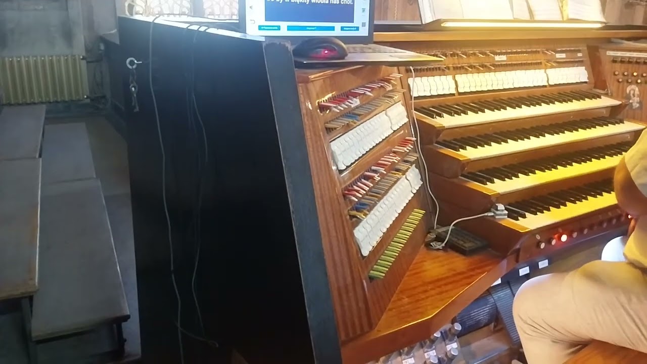 Piekary Śląskie Bazylika - Matko Piekarska + Improwizacja - Organista Pan Jan Hampel
