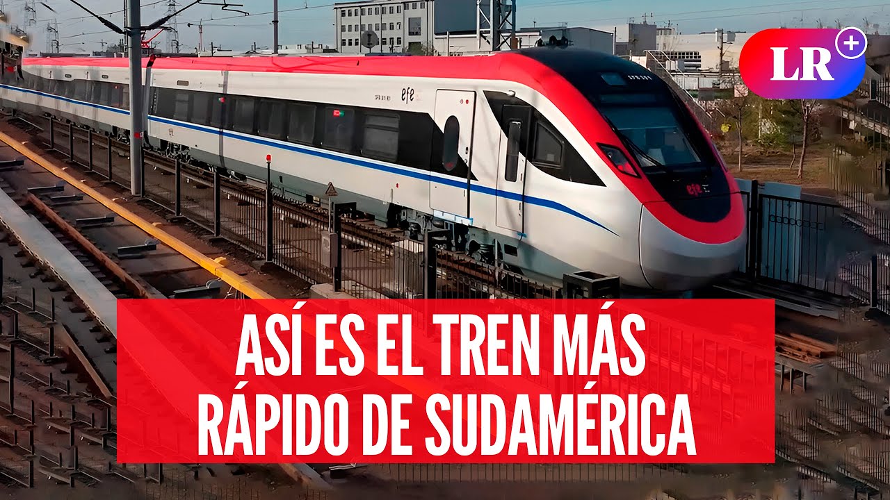 CHILE estrena el TREN m&aacute;s r&aacute;pido de Sudam&eacute;rica a 160 km/h