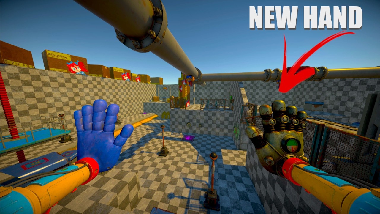 GrabPack Build System New Hand Update (1.1) Full Map Gameplay & Puzzles.