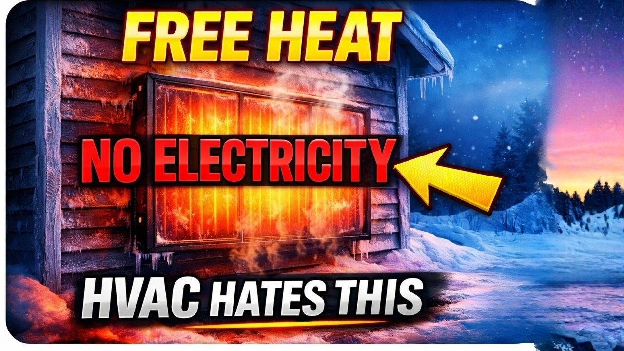 This $50 Wall Panel Heats Your Home for FREE All Winter. Why Did the HVAC Industry Hide It?