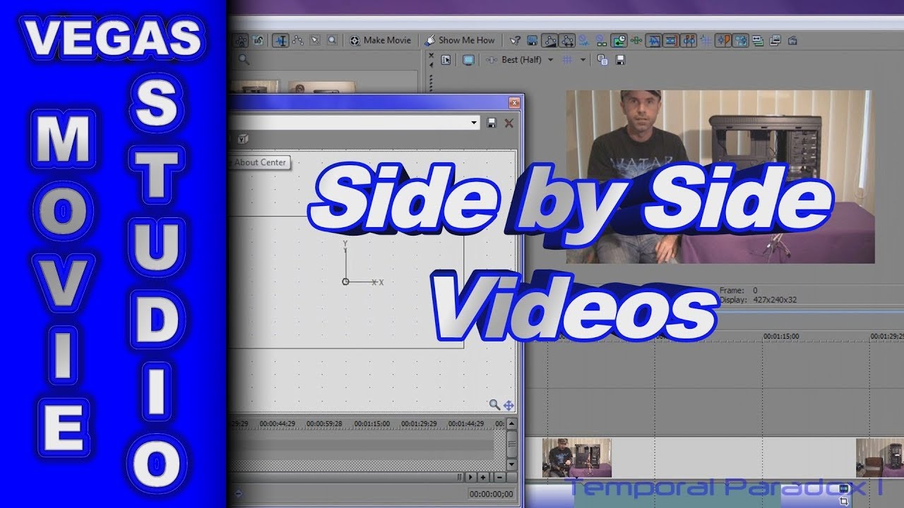 How to Create Side by Side Videos using Sony Vegas Movie Studio