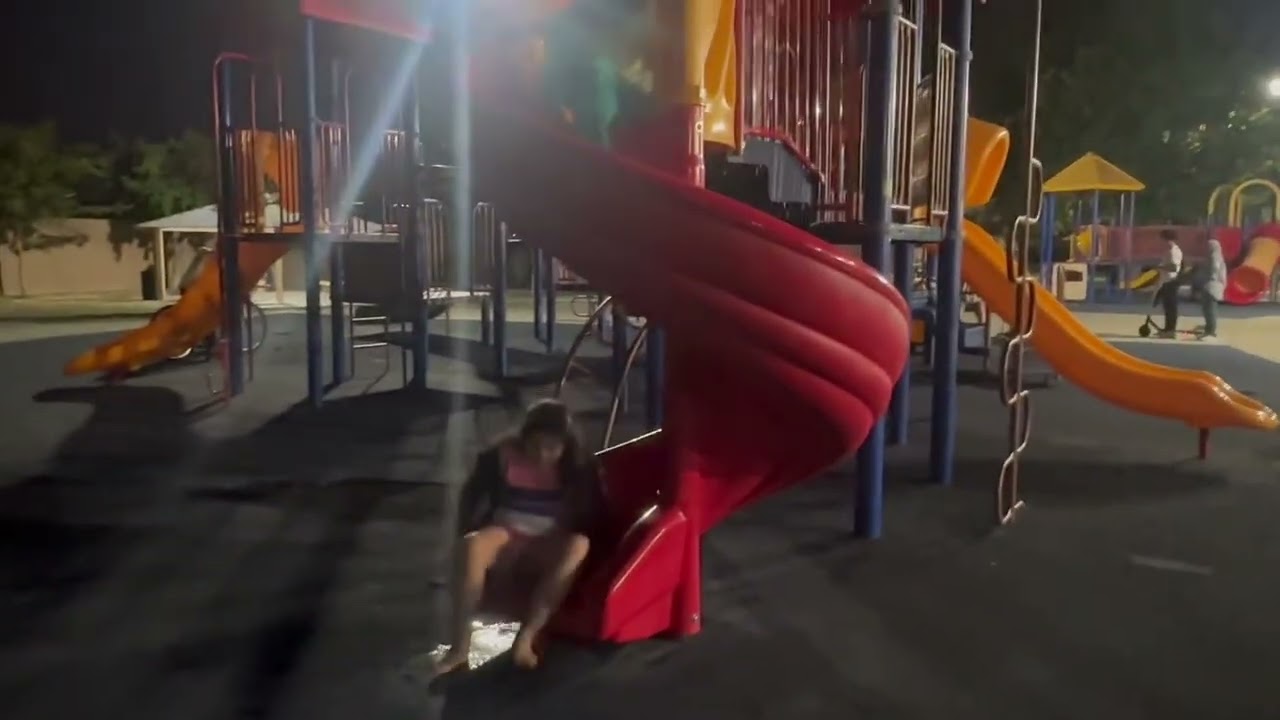 Fun time In Park but I think She Peed her pants