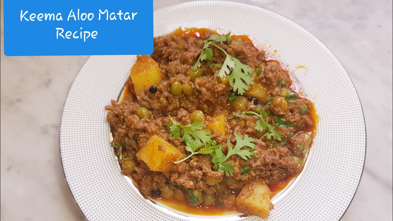 Keema Aloo Matar Recipe/#muttonKeemaAlooMatar/#MuttonMinceWithPeasAndPotatoes