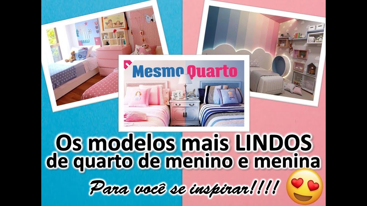 Os Modelos mais LINDOS de quarto de MENINO e MENINA para você se inspirar!!!!