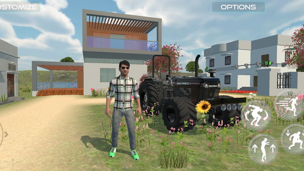 🎉 Indian Vehicles Simulator 3D Black Tructor Drive 🙂 Gameplay Video 🎮
