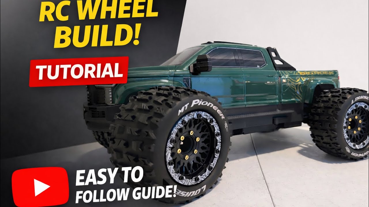 Arrma BigRock Louise Rc MFT ST-Pioneer Soft 1/10 Stadium Truck, Removable Hex How To Install #udrc