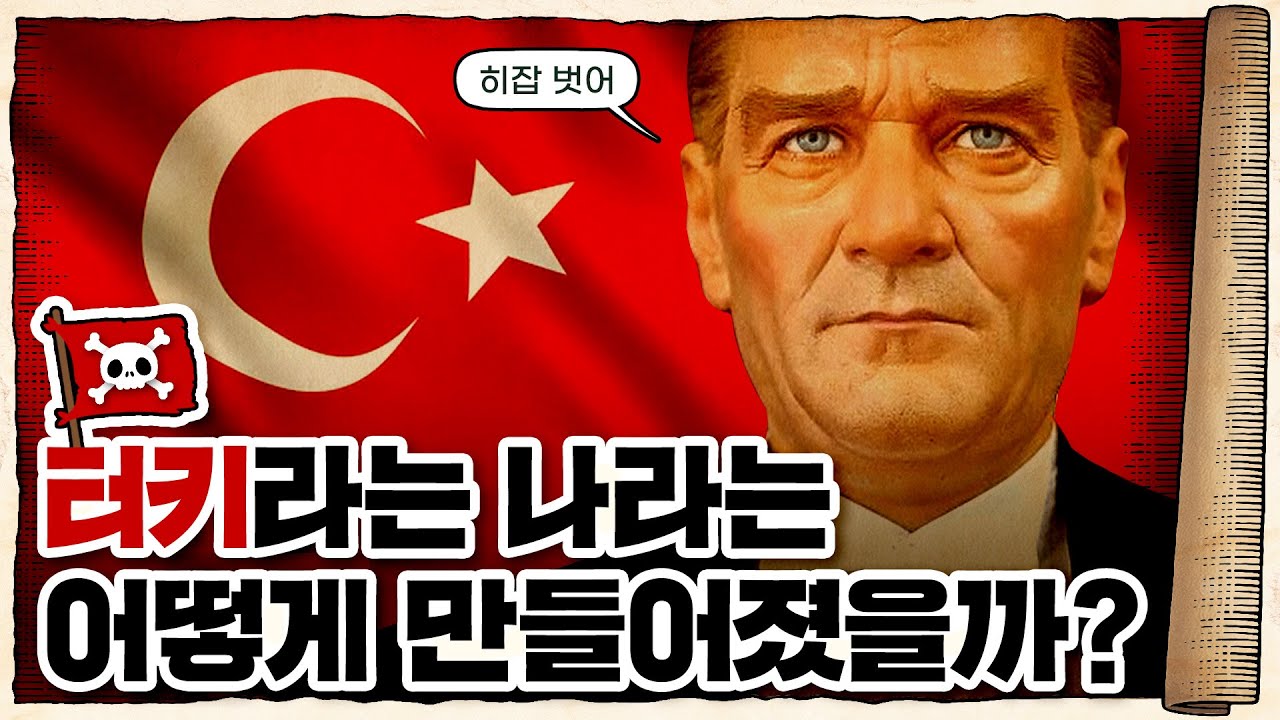 💀 형제의 나라 튀르키예🇹🇷... 그 처절한 탄생 과정! / 💀 오스만 제국의 멸망과 터키 공화국의 건국