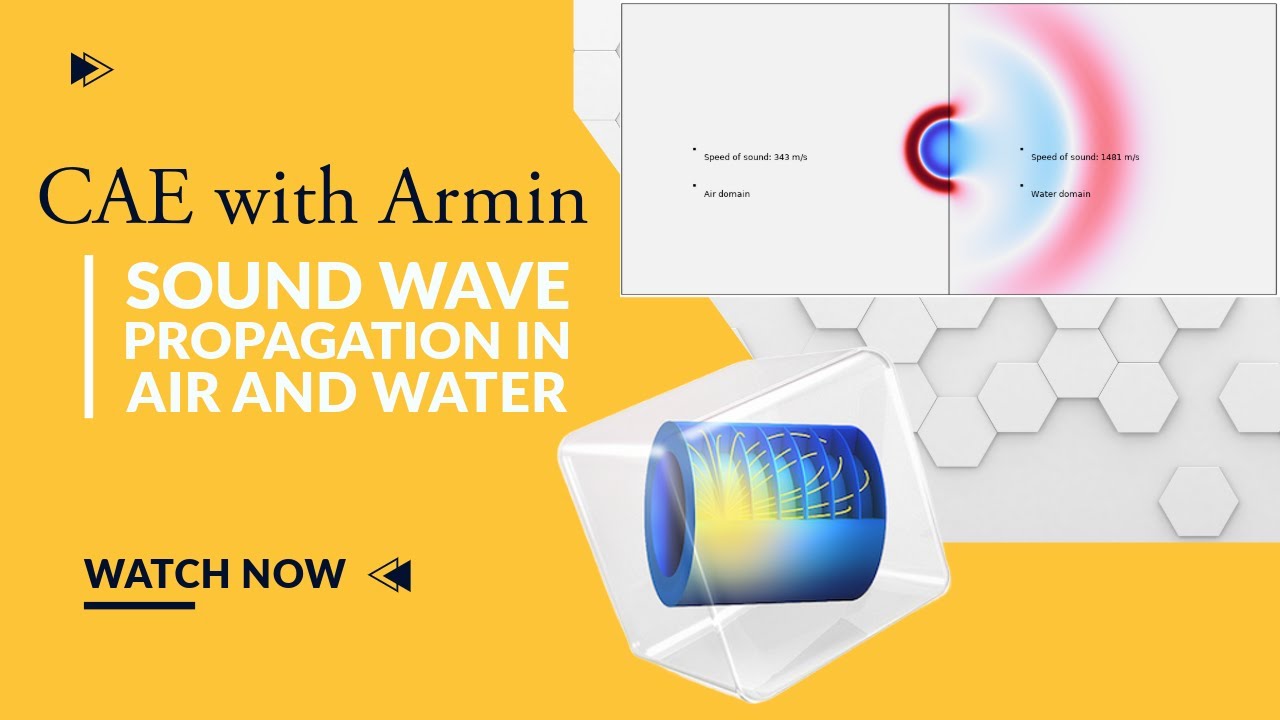 🔊💧 Speed Propagation in Air & Water | Pressure Acoustics in COMSOL ⏱️📘