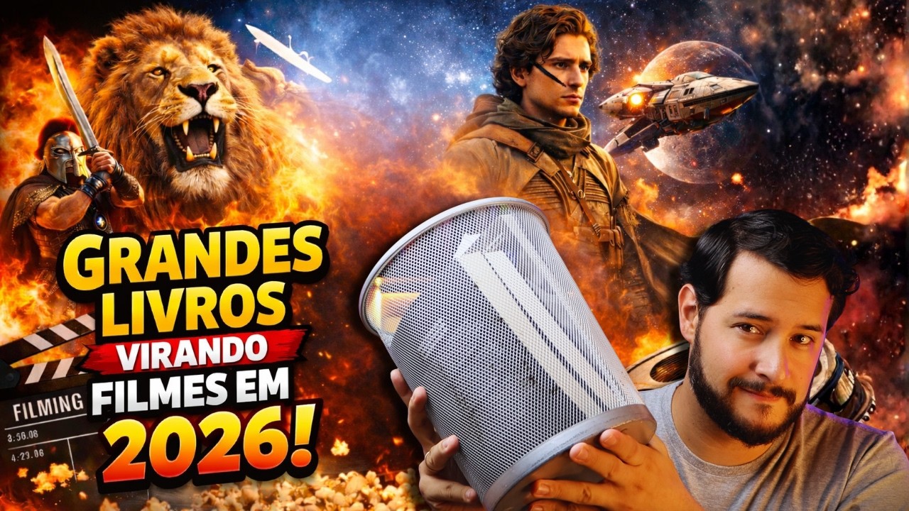 Livros que serão FILMES em 2026!