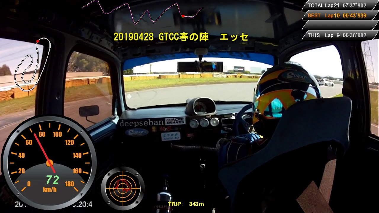 20190428　TC1000　TCSウスイ　エッセ　43秒8