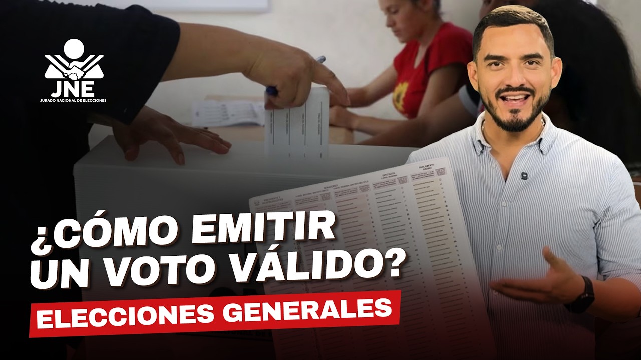 Elecciones Generales 2026: C&oacute;mo marcar correctamente la c&eacute;dula paso a paso