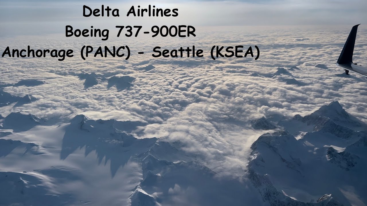 [4K] TRIP REPORT | Delta Airlines (First Class) | Boeing 737-900ER | Anchorage (ANC) - Seattle (SEA)