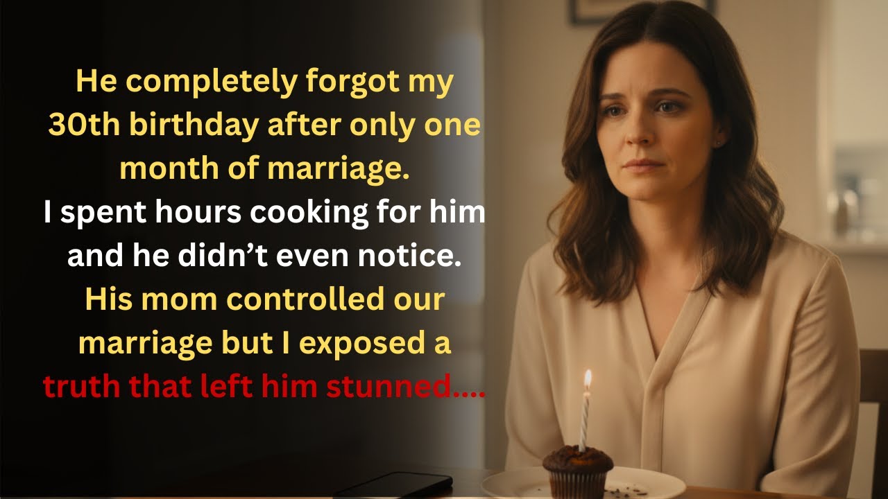 He Forgot My Birthday 1 Month After the Wedding but i exposed the truth that left him shocked