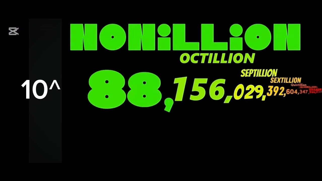 0 to 1 Zemtillion with sounds 