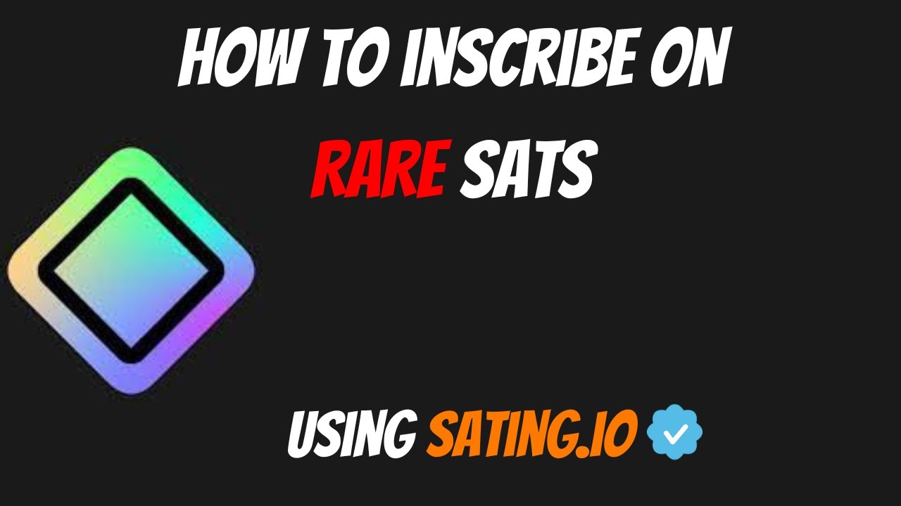 How to inscribe rare/exotic satoshis using sating