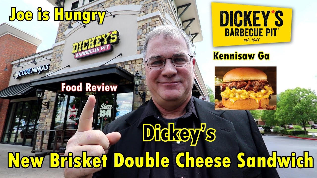 Dickey&rsquo;s Barbecue Pit - New Brisket Double Cheese Sandwich | BBQ Food Review | Joe is Hungry🍔🍔🍔