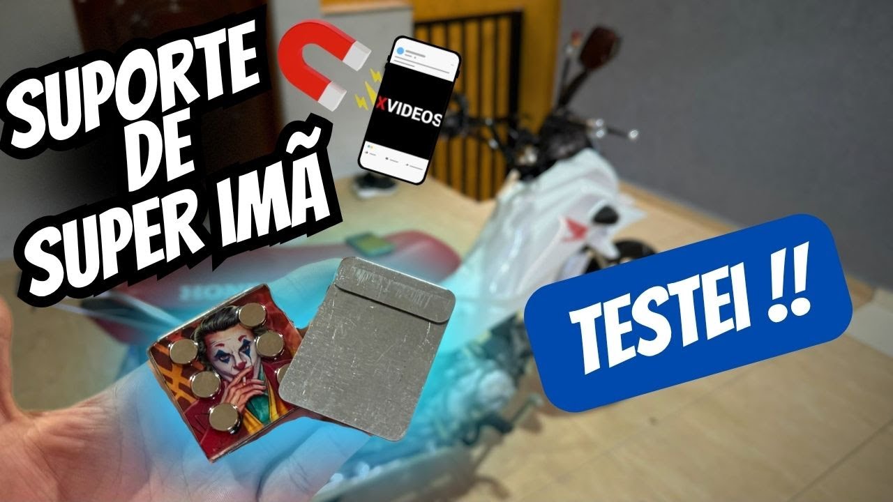 O MELHOR SUPORTE DE CELULAR PARA MOTO ! SUPORTE MAGNETICO ! DICAS DE SUPORTE PARA MOTOS!
