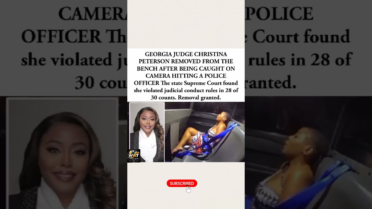 Georgia Judge Removed From Bench After Supreme Court Ruling #shorts