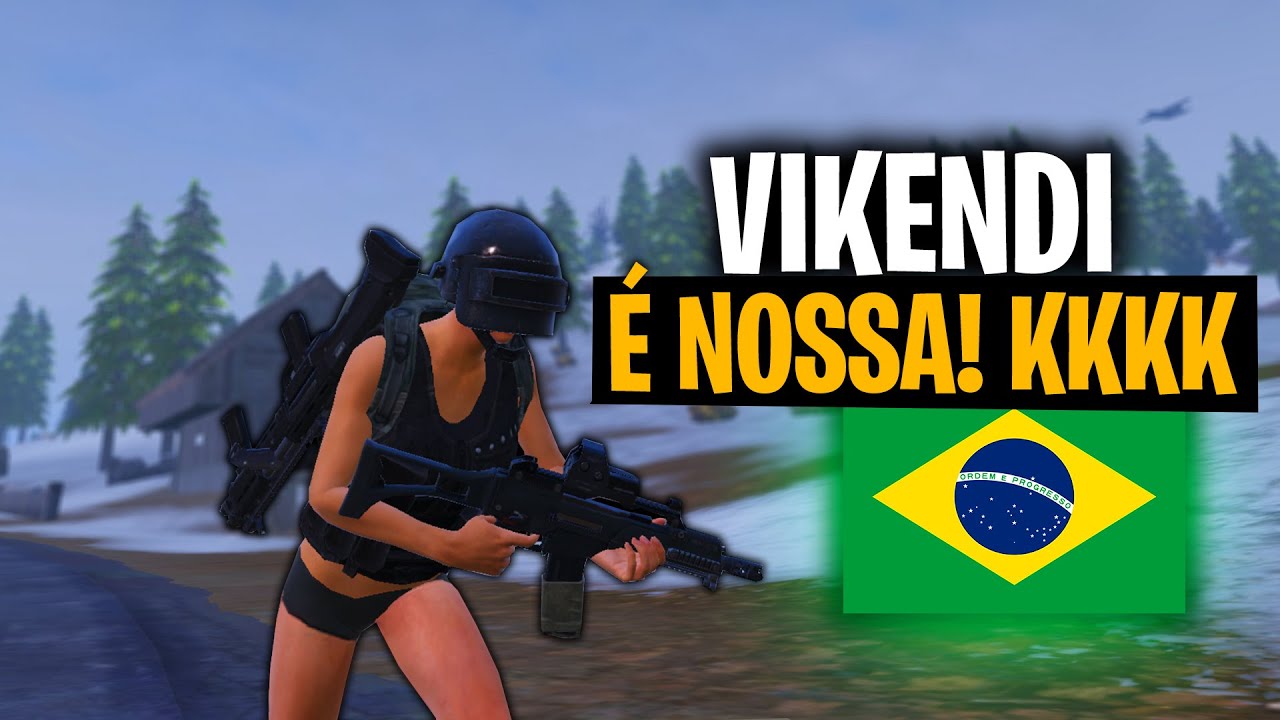 MEU DEUS! VIKENDI FOI DOMINADA PELOS BRASILEIROS - PUBG MOBILE