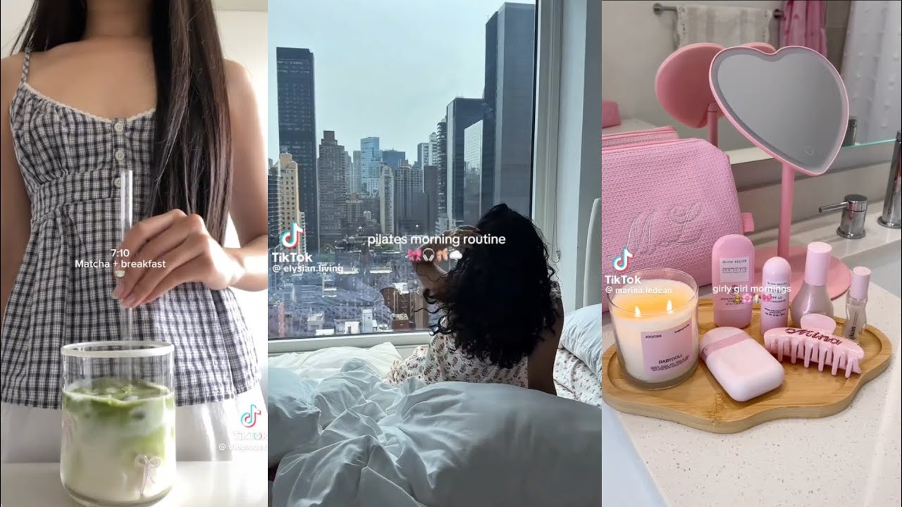 Morning routine 🌸 TikTok compilaton 🩷