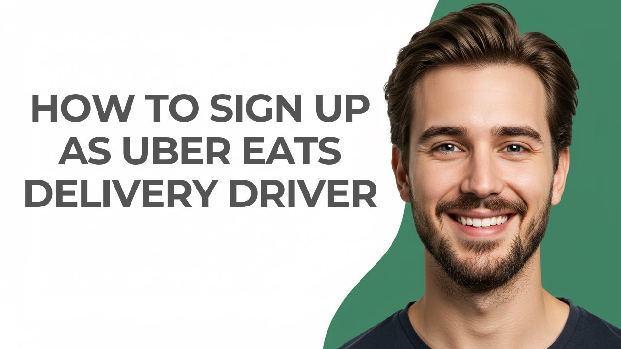 How To Sign Up As Uber Eats Delivery Driver - GUIDE!