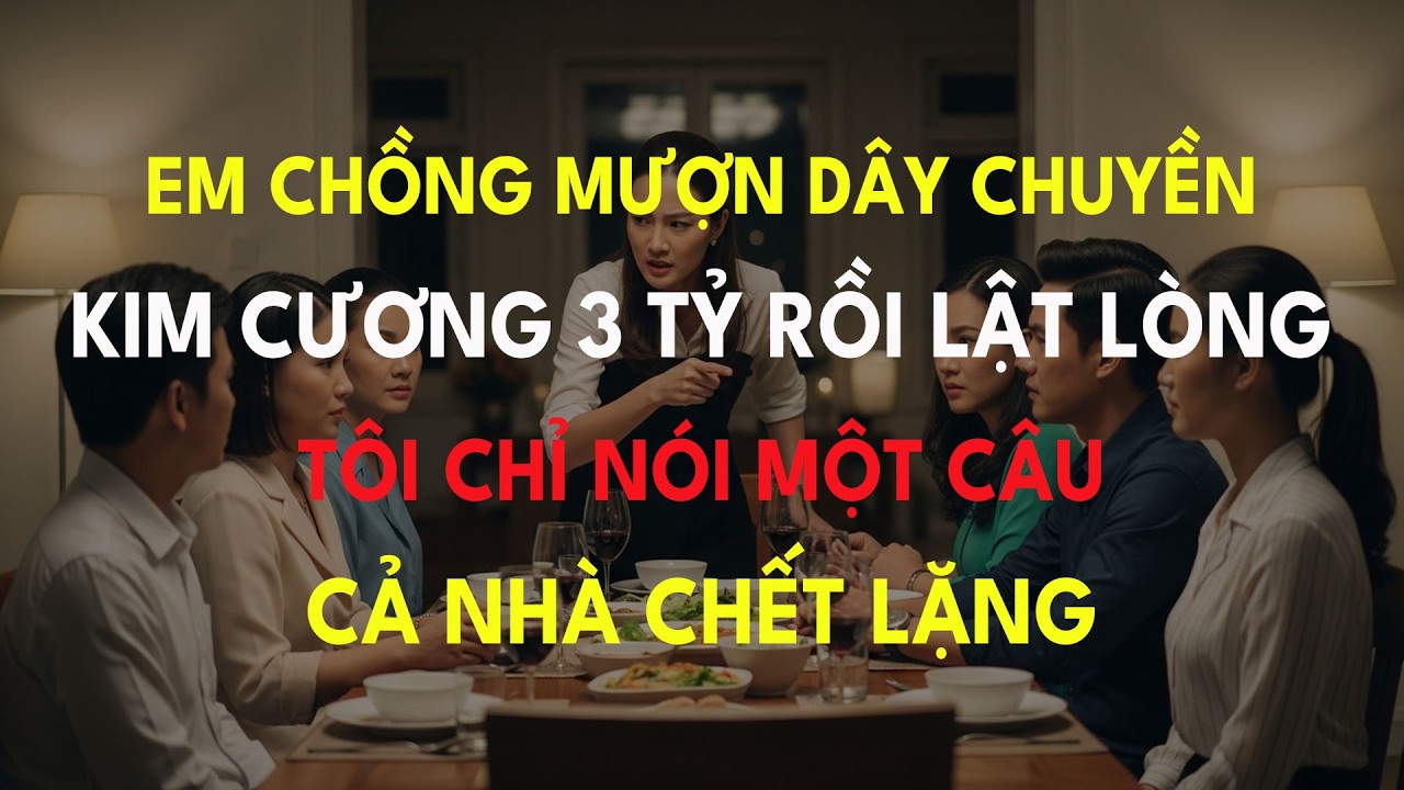 Em Chồng Mượn Dây Chuyền Kim Cương 3 Tỷ Rồi Lật Lòng – Tôi Chỉ Nói Một Câu Cả Nhà Chết Lặng