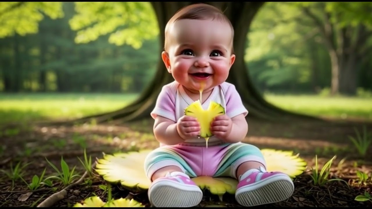 Cute Animals Coming Out of Fruits. AI Fairytale 7 #dog  #ai  #funny  #baby  #dog  #aianimation #cats