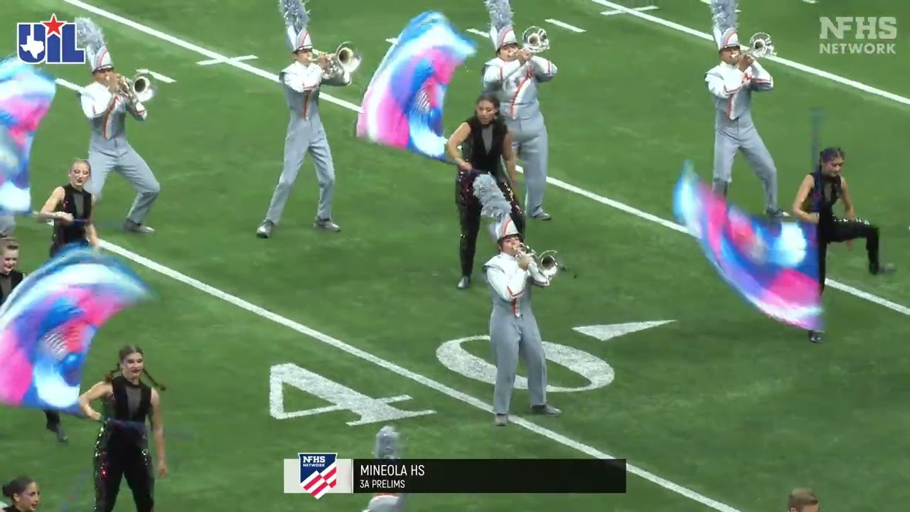 MULTICAM - Mineola HS Band @ 2024 State Marching Band Championships (Prelims)