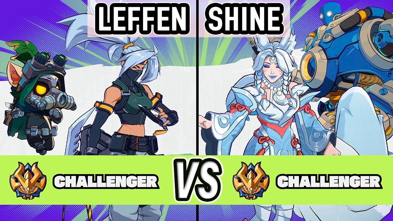 2XKO ▰ Leffen (Akali / Teemo) vs Shine (Blitzcrank / Ahri) ▰ High Level Gameplay