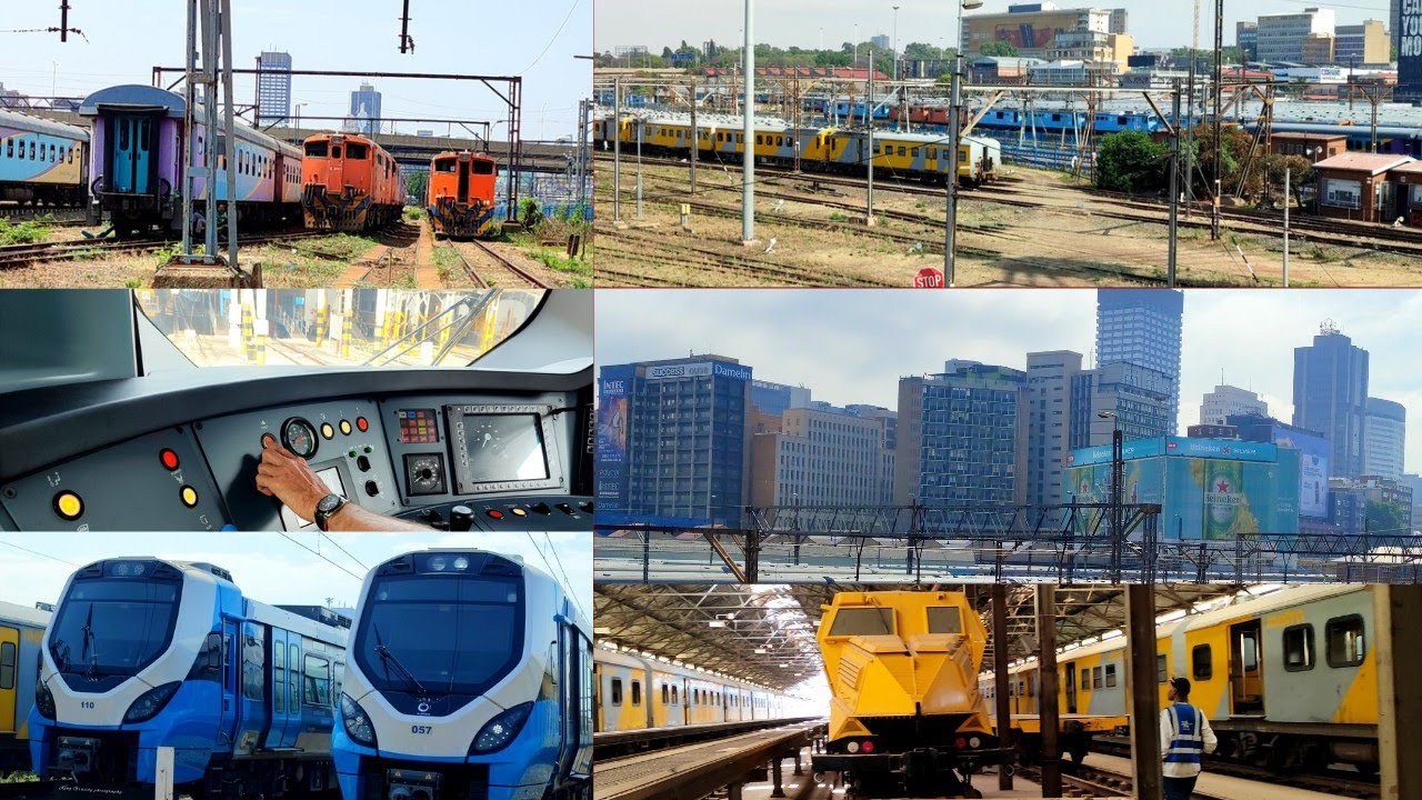 Day 2. Braam Yard, New Metros, Old Metros, Germiston and Leralla train. 09/10/23.