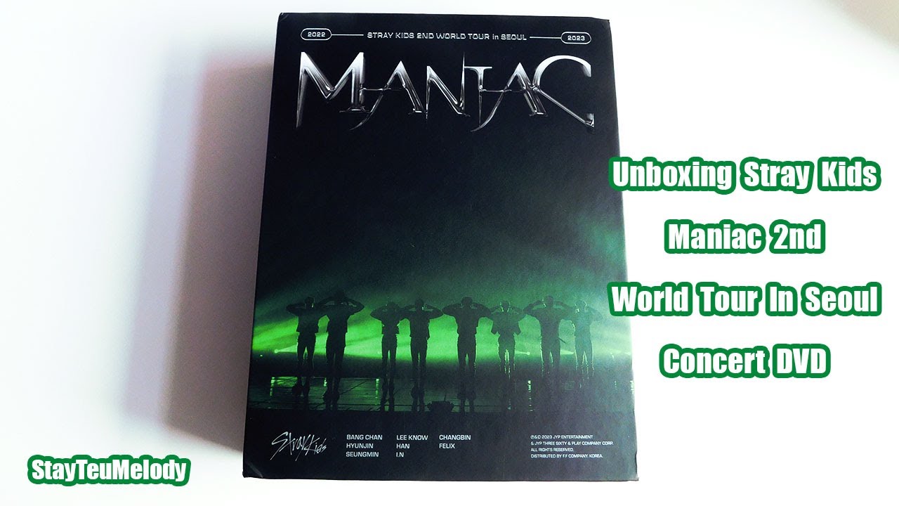 Stray Kids Maniac Concert DVD Unboxing