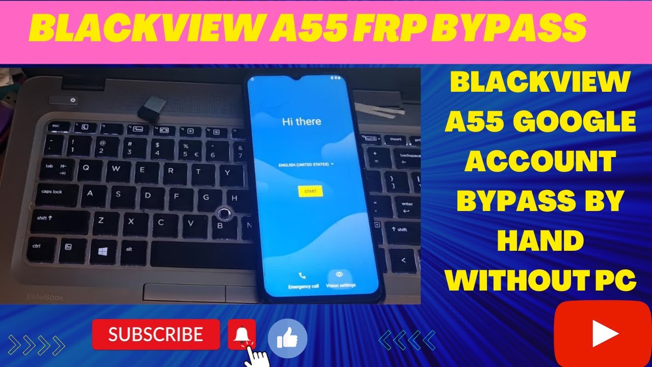 blackview a55 frp bypass /google account bypass/ by hand #ranatechfrp
