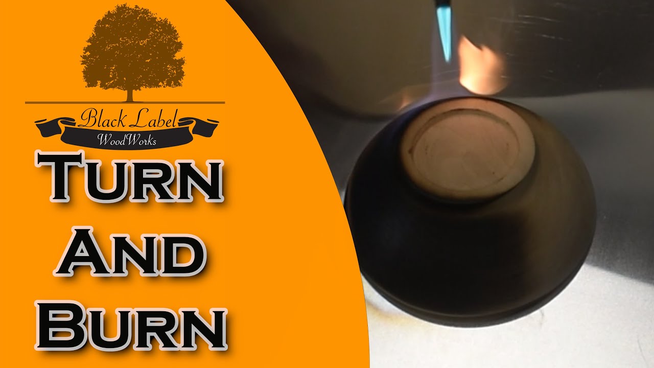 Woodturning then burning a bowl.  Will it survive?