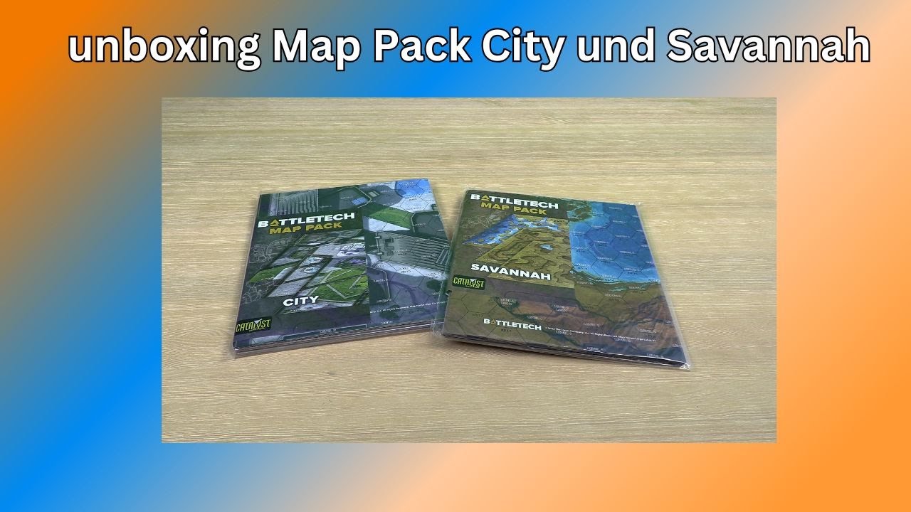 Map Pack City und Savannah #unboxing
