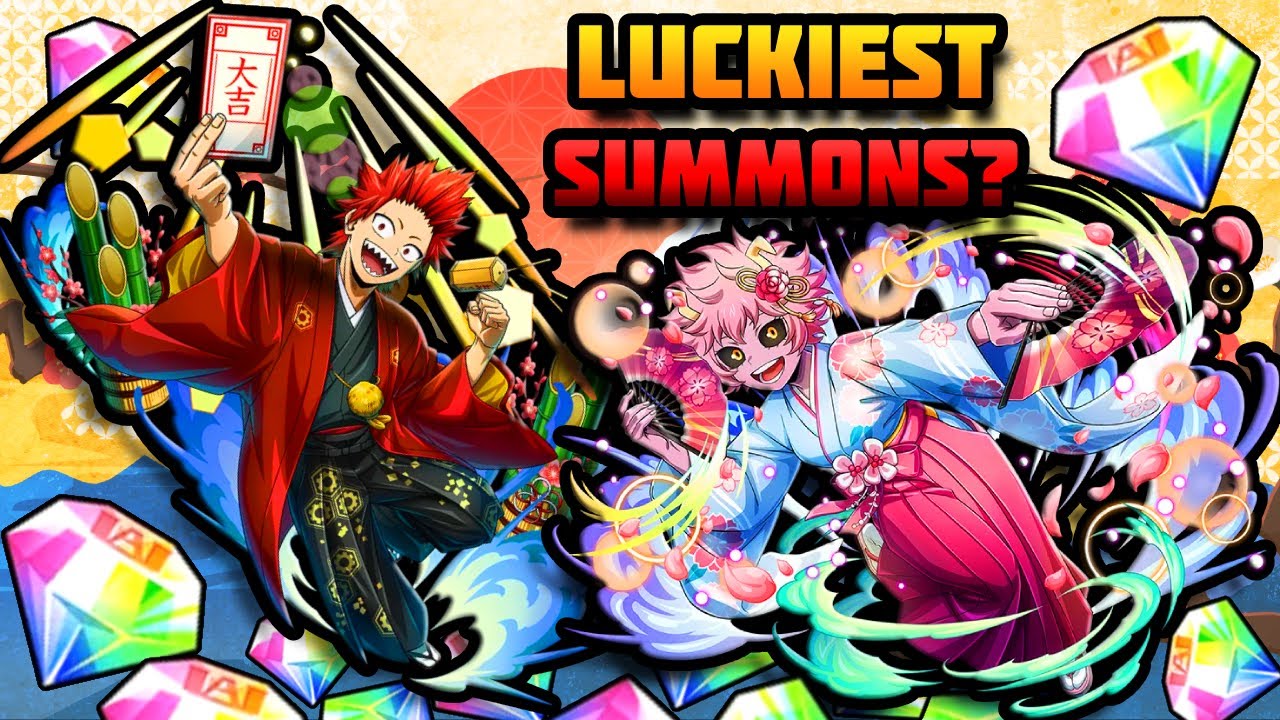 GOOD OR BAD LUCK??? | My Hero Ultra Impact (New Years Kirishima And Mina Summons)