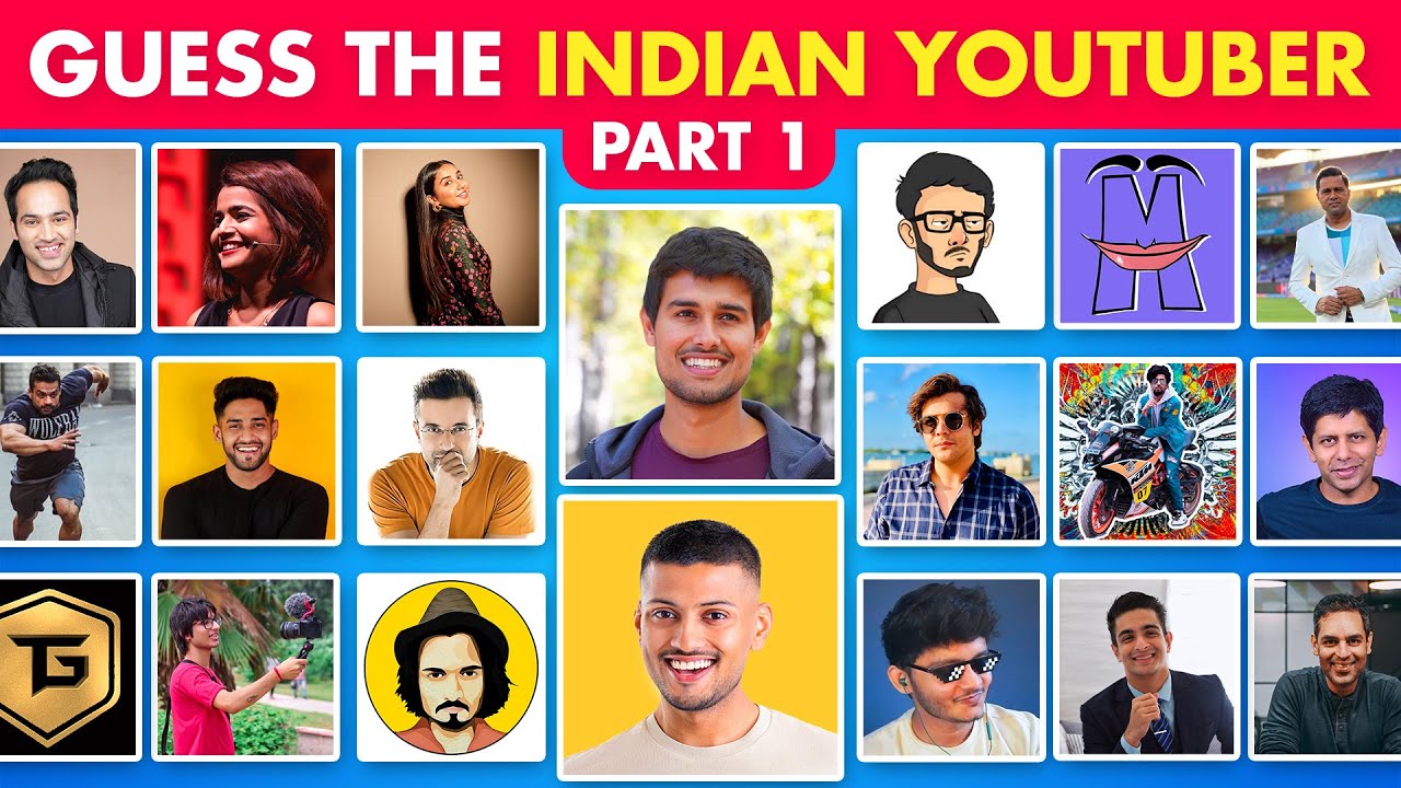 Guess The Indian Youtubers by Their Channel Logo | Part 1 | Quizzing Hour